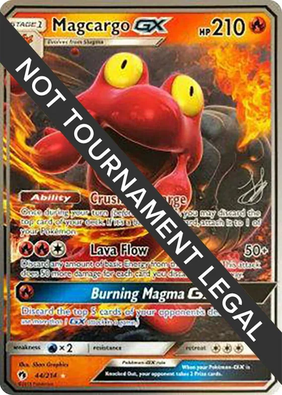 Magcargo GX - 2019 (Henry Brand) #44 – World Championship Decks