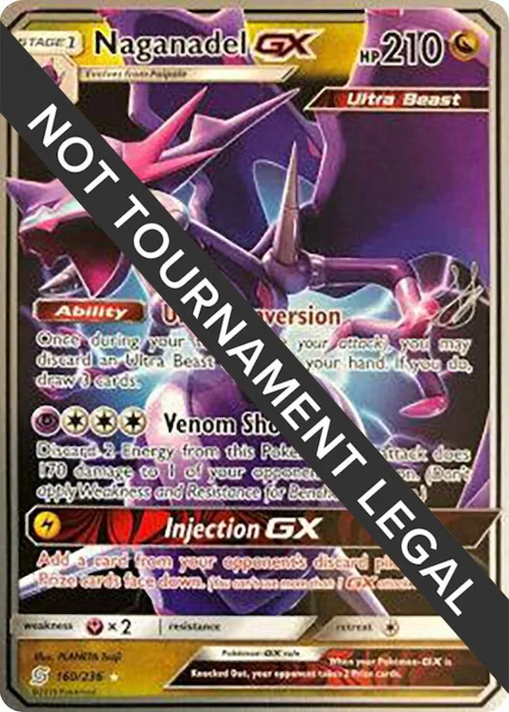 Naganadel GX - 2019 (Henry Brand) #160 – World Championship Decks