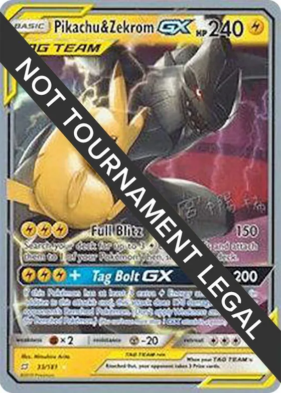 Pikachu & Zekrom GX - 2019 (Haruki Miyamoto) #33 – World Championship Decks