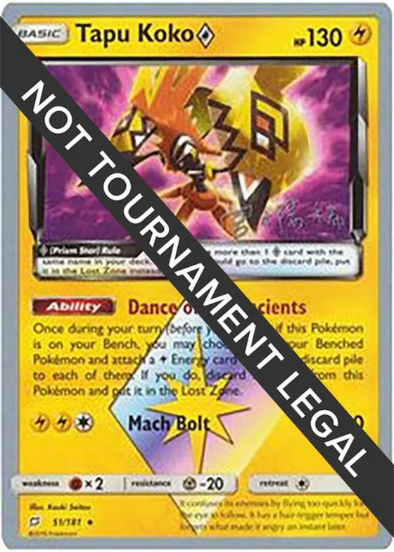 Tapu Koko Prism Star - 2019 (Haruki Miyamoto) #51 – World Championship Decks