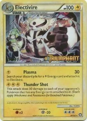 Electivire - 20/102 (Prerelease) [Staff] #20 – HGSS Promos