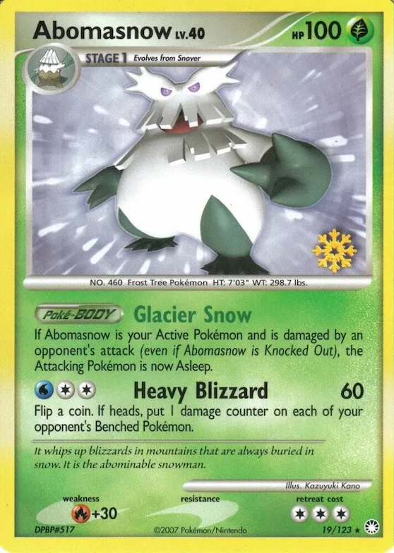 Abomasnow #19 – Countdown Calendar Promos