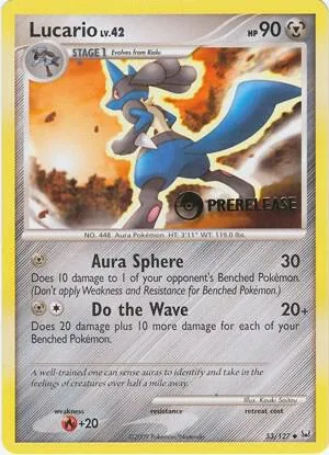 Lucario (Prerelease) 53 – Promo DP