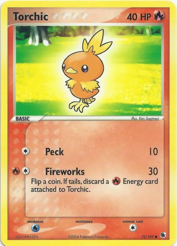 Torchic #73 – EX Battle Stadium