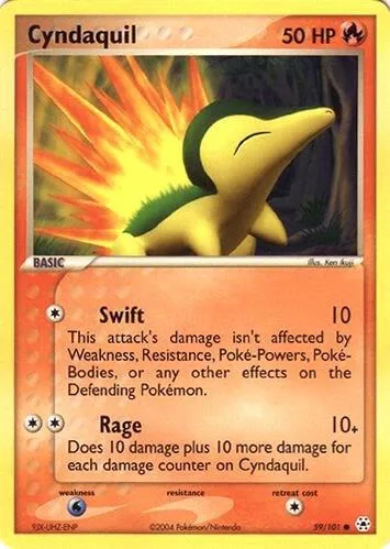 Cyndaquil #59 – EX Battle Stadium