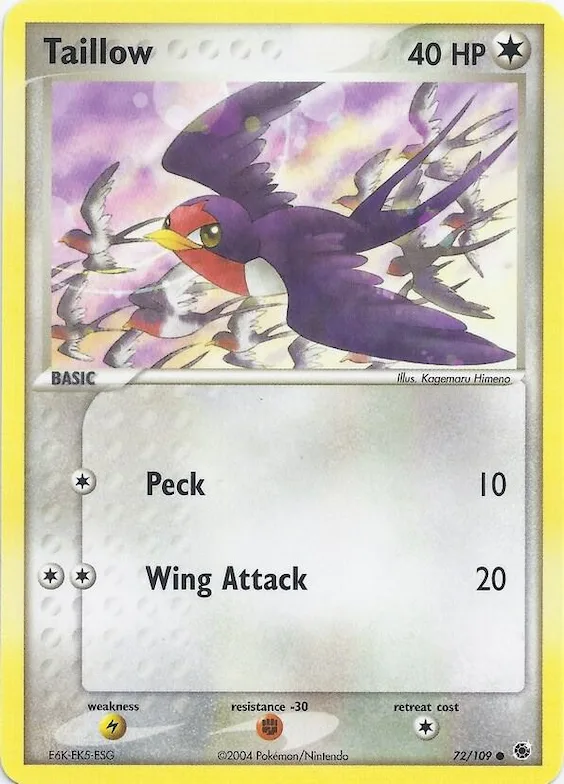 Taillow #72 – EX Battle Stadium