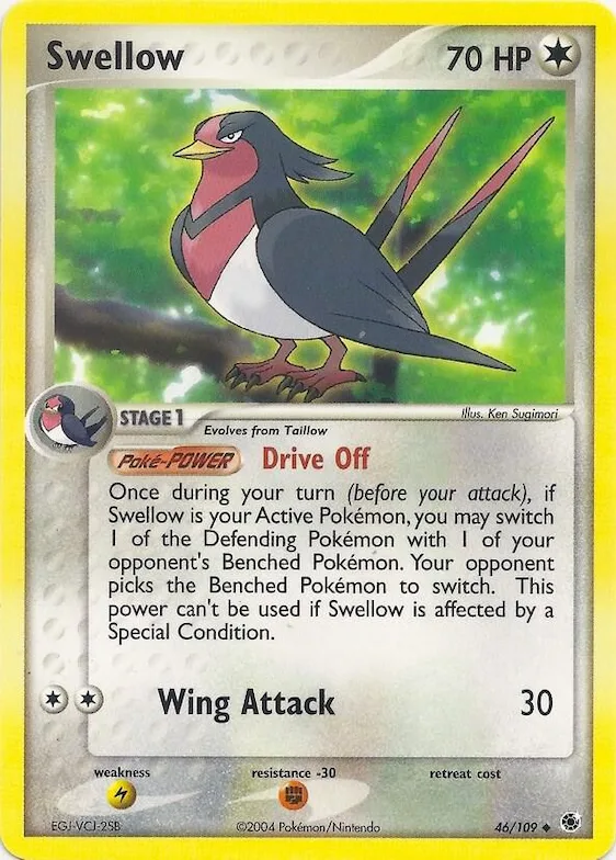 Swellow #46 – EX Battle Stadium