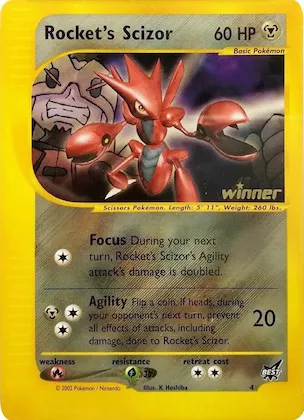 Rocket's Scizor - 4 [Winner] #4 – Best of Promos