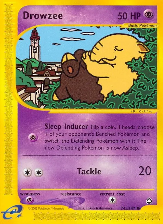 Drowzee (74a) #74a – Aquapolis