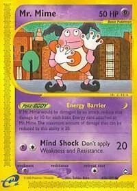 Mr. Mime (95b) #95b – Aquapolis
