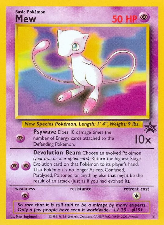 Mew (8) #8 – WoTC Promo