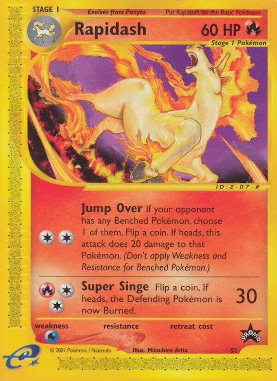 Rapidash (51) #51 – WoTC Promo