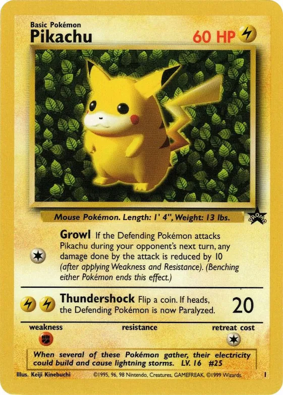 Pikachu (1) #1 – WoTC Promo