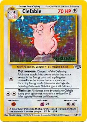 Clefable (Prerelease) #1 – WoTC Promo