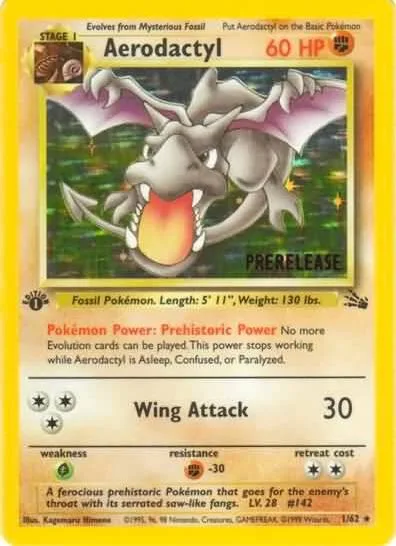 Aerodactyl (Prerelease) #1 – WoTC Promo