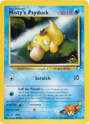 Misty's Psyduck [W Stamped] #54 – WoTC Promo
