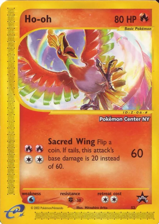 Ho-oh [Pokemon Center NY] #52 – WoTC Promo
