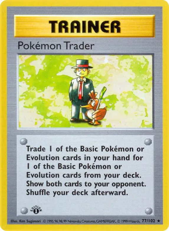 Pokemon Trader #77 – Base Set (Shadowless)