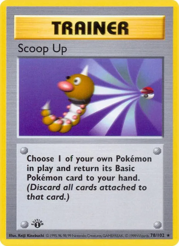 Scoop Up #78 – Base Set (Shadowless)