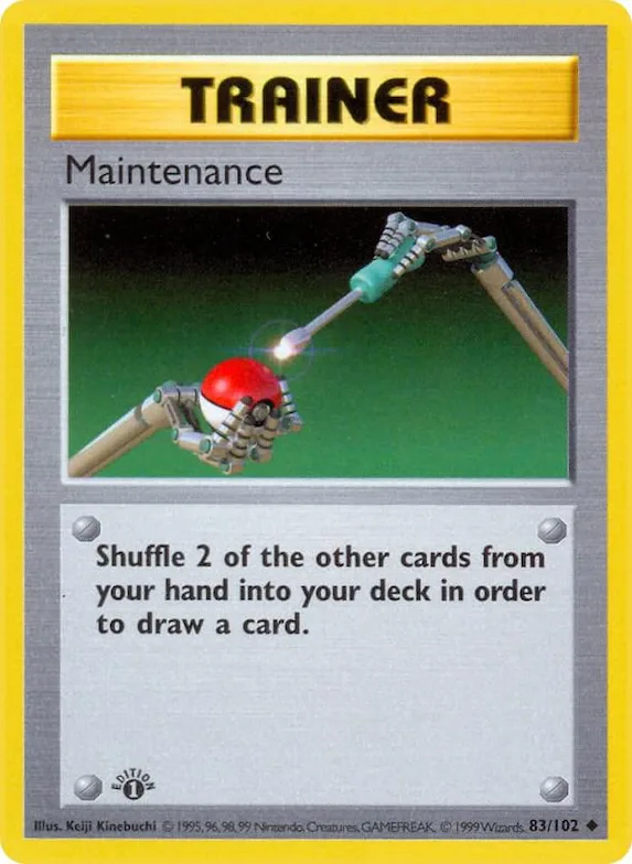 Maintenance #83 – Base Set (Shadowless)