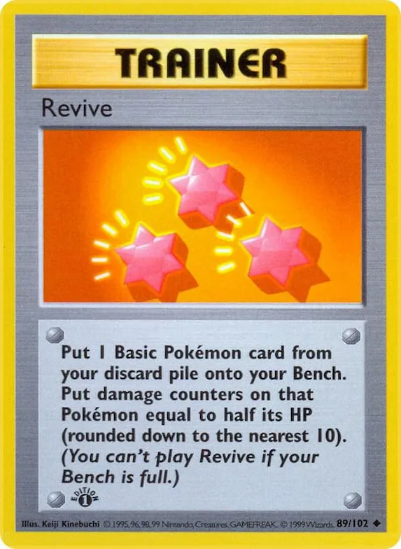 Revive #89 – Base Set (Shadowless)
