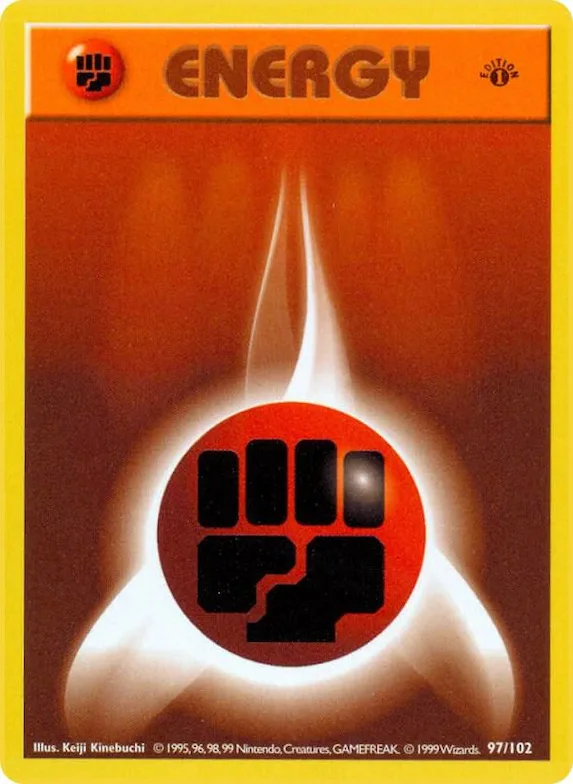 Fighting Energy #97 – Base Set (Shadowless)