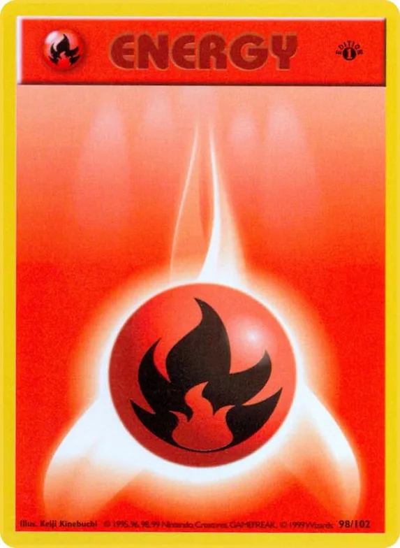 Fire Energy #98 – Base Set (Shadowless)