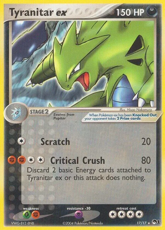 Tyranitar ex (Holo) #17 – POP Series 1