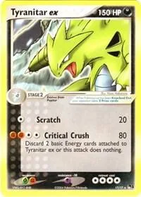 Tyranitar ex (Non-Holo) #17 – POP Series 1