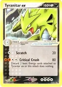 Tyranitar ex (Non-Holo) #17 – POP Series 1