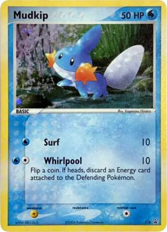 Mudkip - 018 (EX Deck Tin) #18 – Nintendo Promos