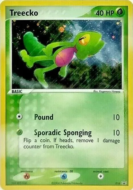 Treecko - 016 (EX Deck Tin) #16 – Nintendo Promos
