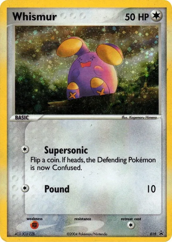Whismur - 019 (EX Deck Tin) #19 – Nintendo Promos
