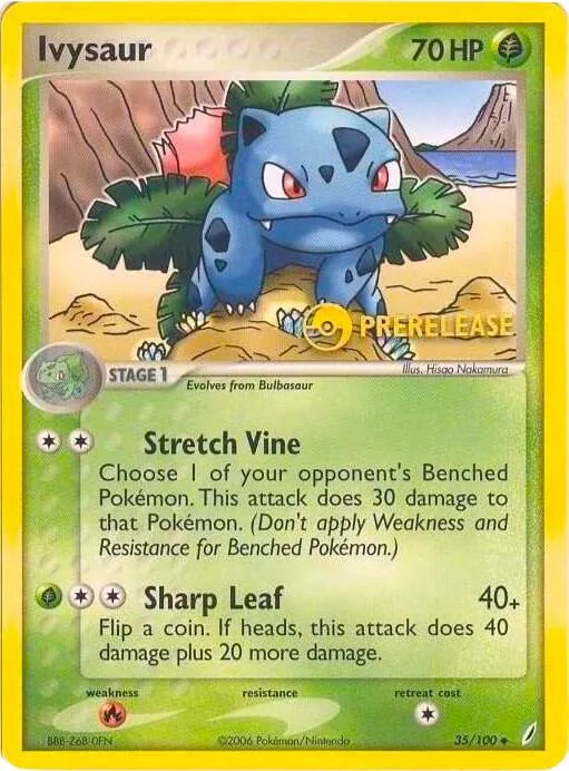 Ivysaur (Prerelease) #35 – Nintendo Promos