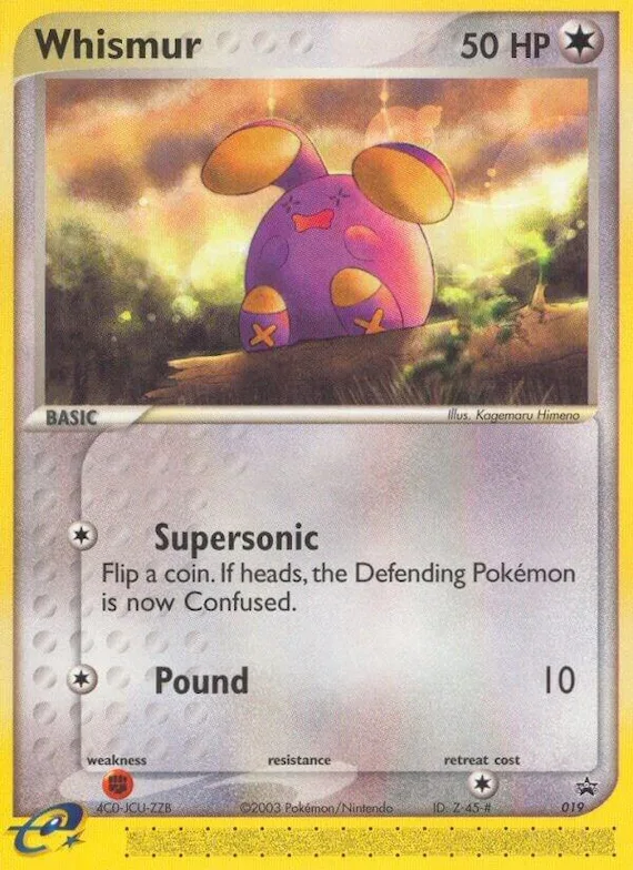 Whismur - 019 (Target Promo) #19 – Nintendo Promos