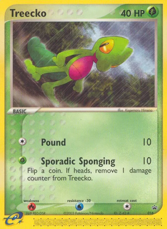 Treecko - 016 (Target Promo) #16 – Nintendo Promos