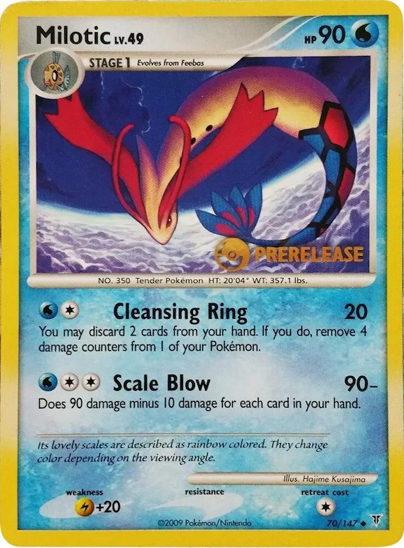 Milotic (Prerelease) #70 – Nintendo Promos