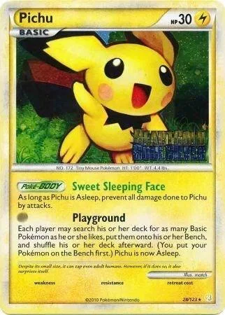 Pichu (Prerelease) #28 – Nintendo Promos