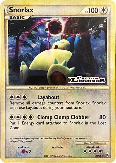 Snorlax (Prerelease) #33 – Nintendo Promos