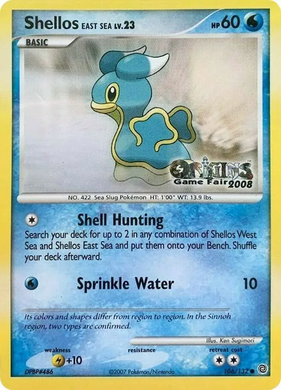 Shellos East Sea (Origins Game Fair 2008) #106 – Nintendo Promos