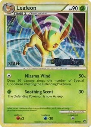 Leafeon - 17/90 (Prerelease) [Staff] #17 – Nintendo Promos