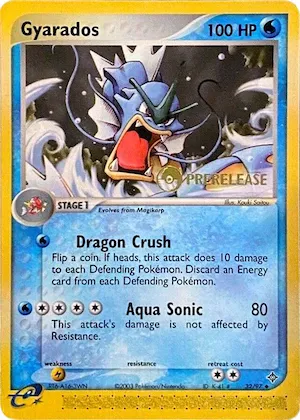 Gyarados (Prerelease) #32 – Nintendo Promos