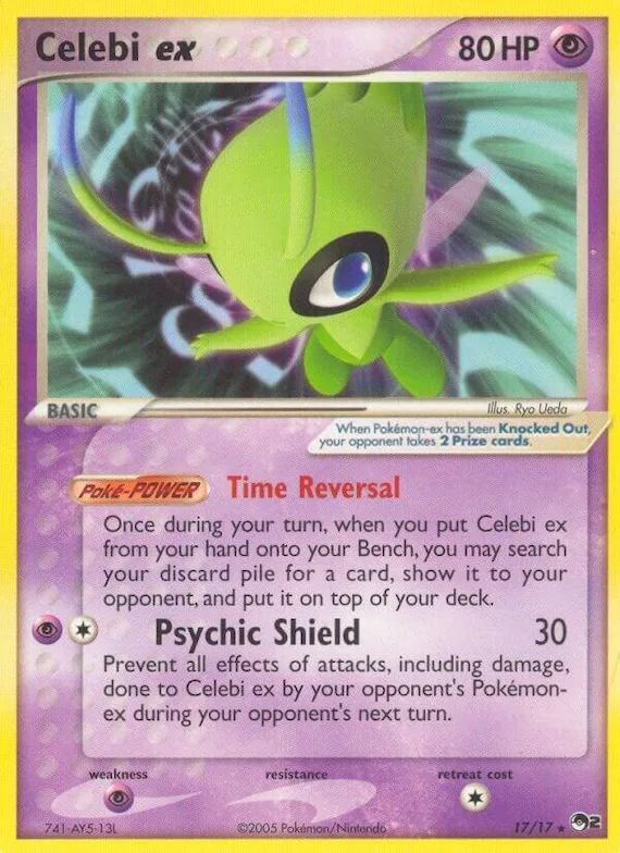 Celebi ex (Non-Holo) #17 – POP Series 2