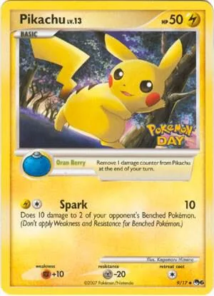 Pikachu (Pokemon Day Stamped) #9 – POP Series 6