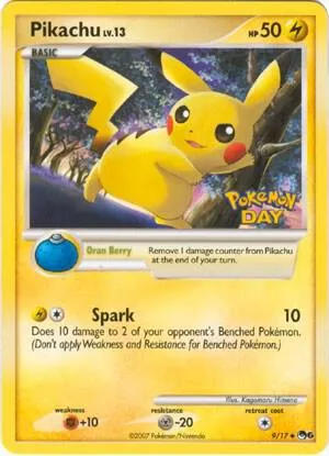 Pikachu (Pokemon Day Stamped) #9 – POP Series 6