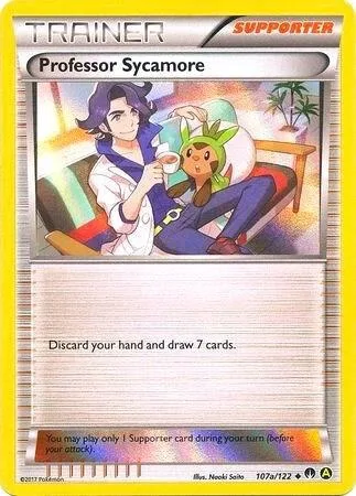Professor Sycamore (Holofoil) #107a – XY Trainer Kit: Sylveon & Noivern