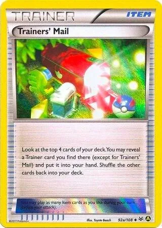Trainers' Mail (Holo) #92a – XY Trainer Kit: Sylveon & Noivern