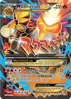 M Camerupt EX - XY198a #xy198a – XY Trainer Kit: Sylveon & Noivern