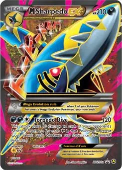 M Sharpedo EX - XY200a #xy200a – XY Trainer Kit: Sylveon & Noivern