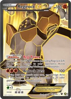 Regirock EX #43a – XY Trainer Kit: Sylveon & Noivern